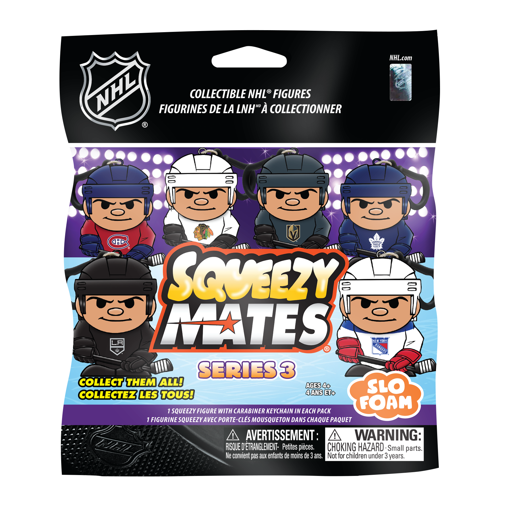 NHL SqueezyMates Series 3 Foil Bag