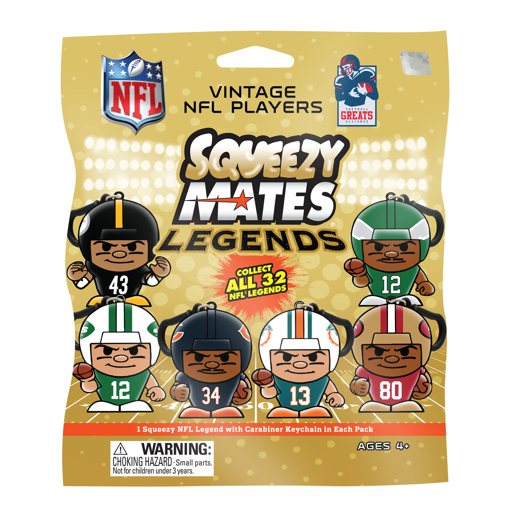 SqueezyMates Legends NFL Foil Bag 2024