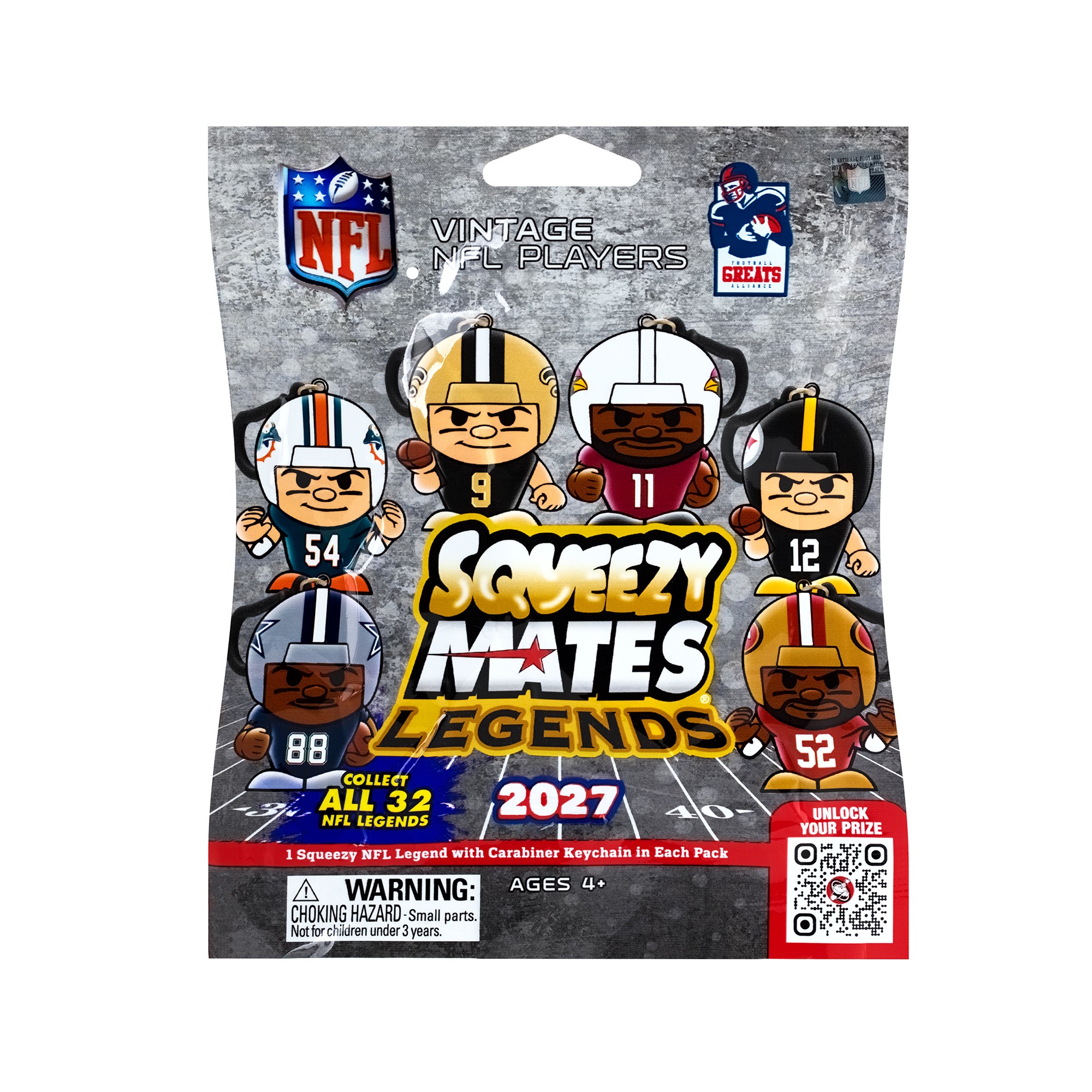 NFL SqueezyMates Legends 6-Figure Set 2027 | Party Animal