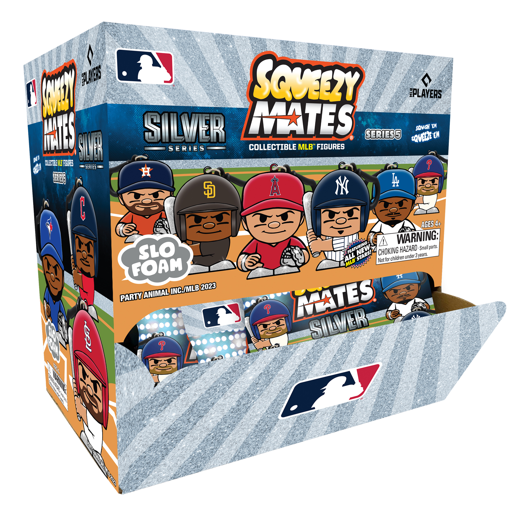 SqueezyMates MLB Gravity Feed Display Series 5