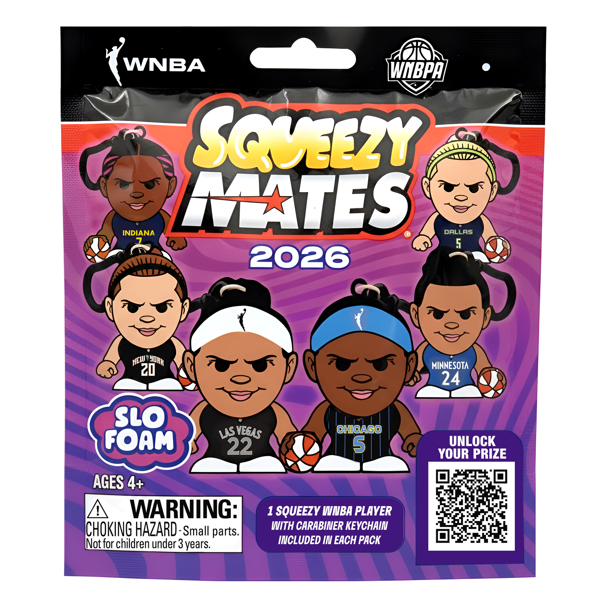 WNBA Series 2 SqueezyMates blind pack