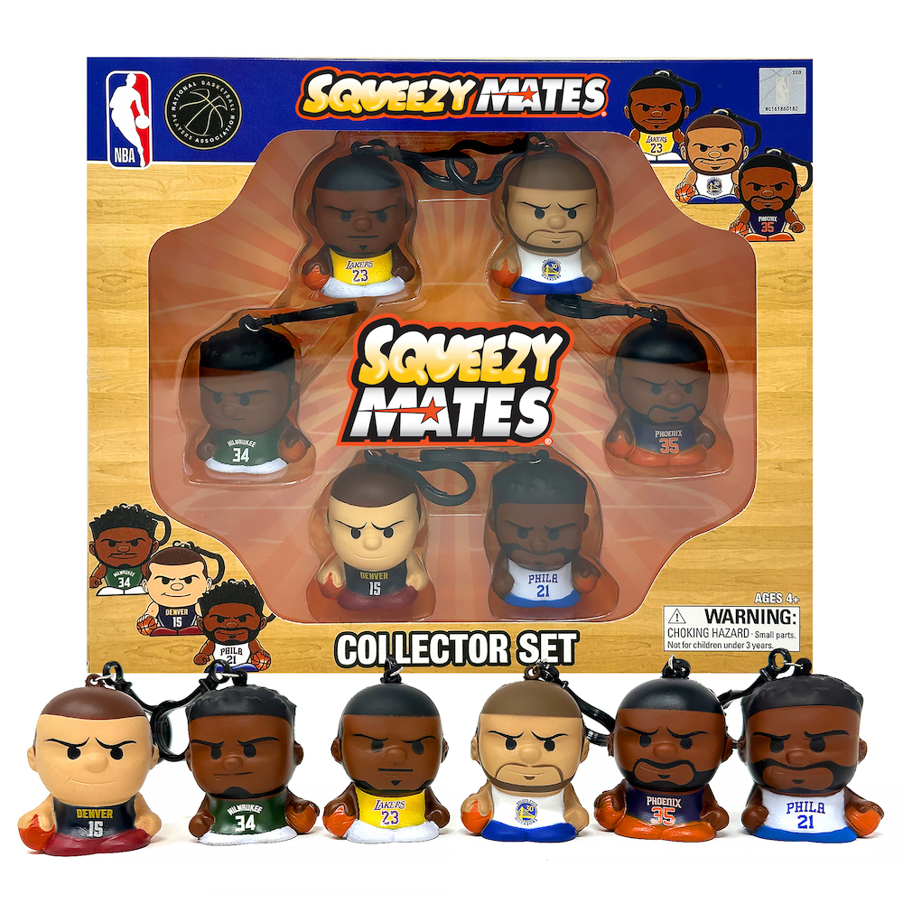 NBA SqueezyMates 6-Figure Set 2024