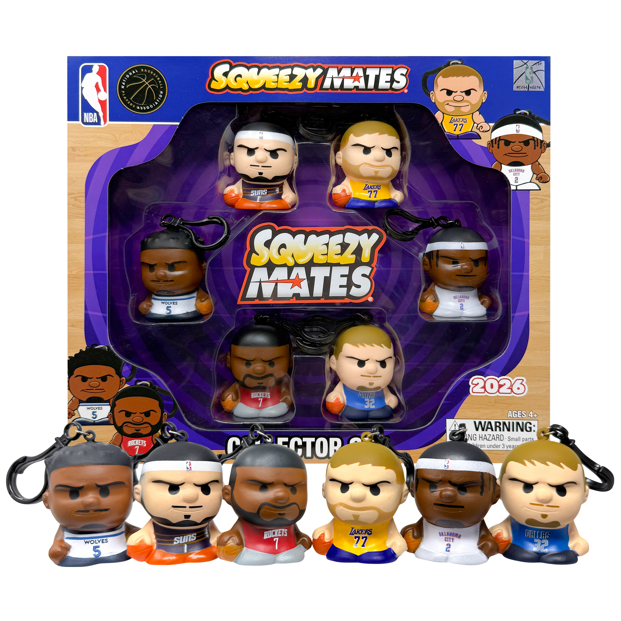 NBA SqueezyMates 6-Figure Set 2026