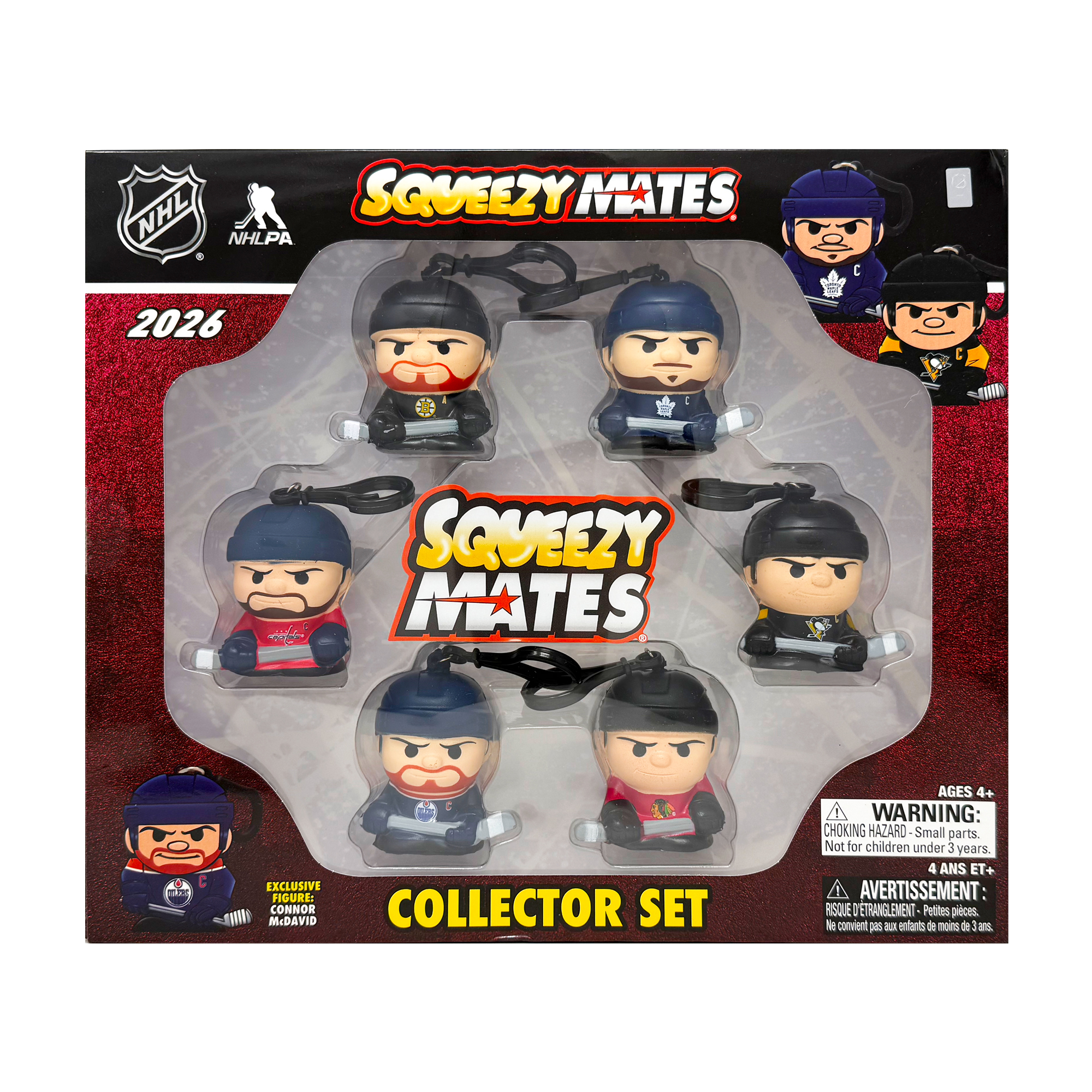 NHL SqueezyMates 6-Figure Set 2026 | Party Animal