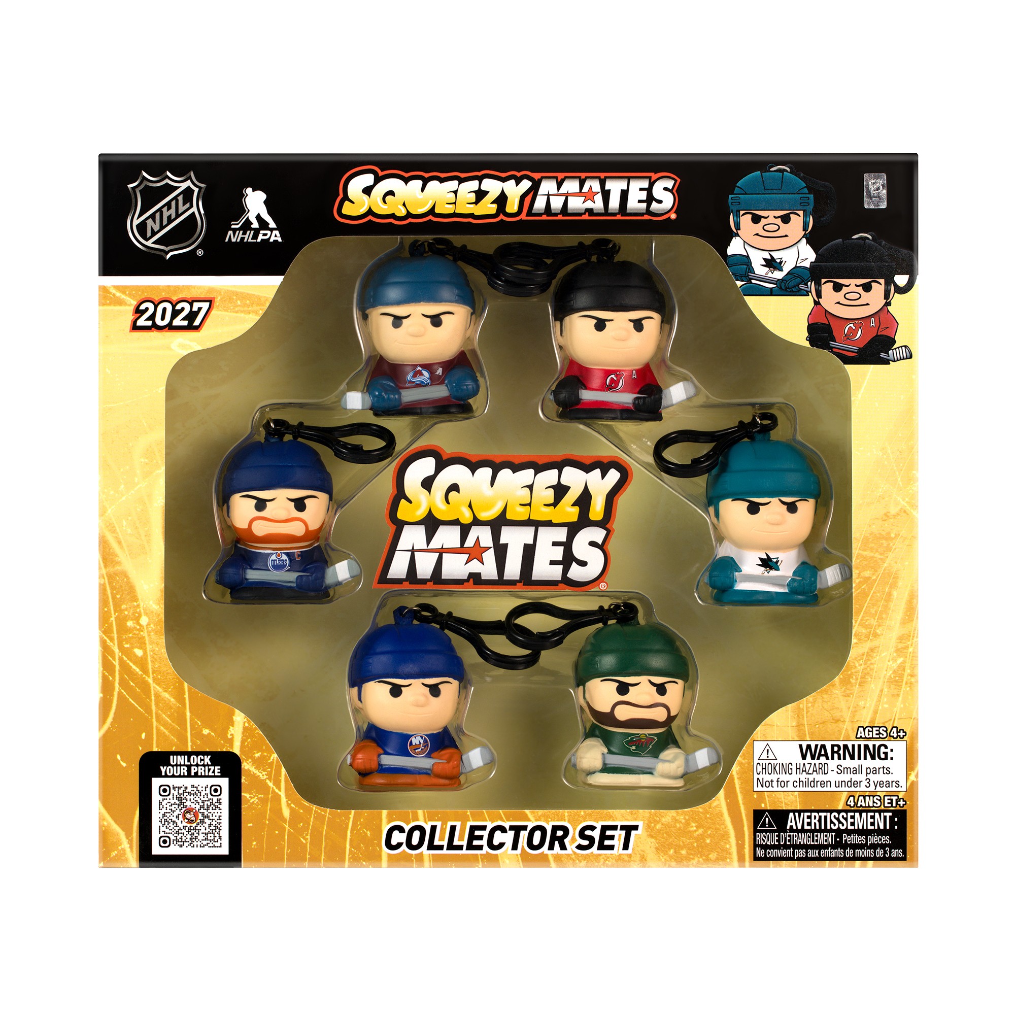 NHL SqueezyMates 6-Figure Set 2027 | Party Animal