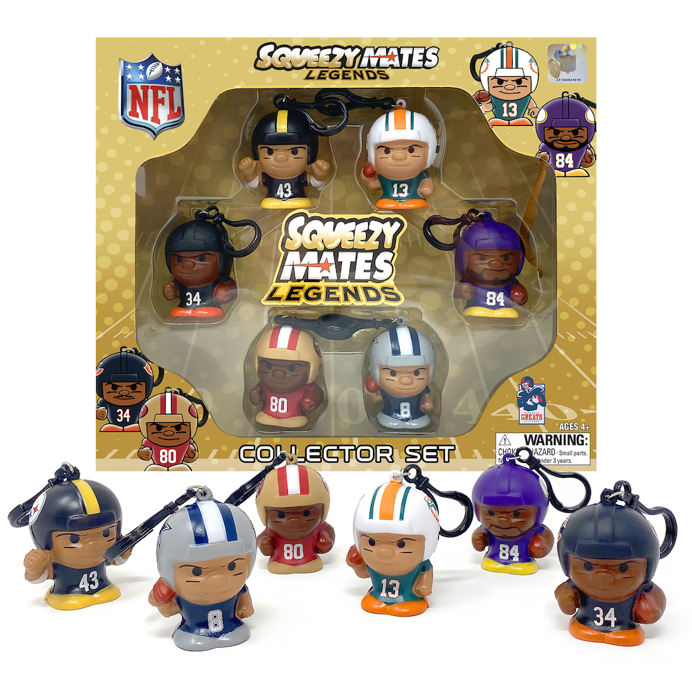 NFL SqueezyMates Legends 6-Figure Set 2025