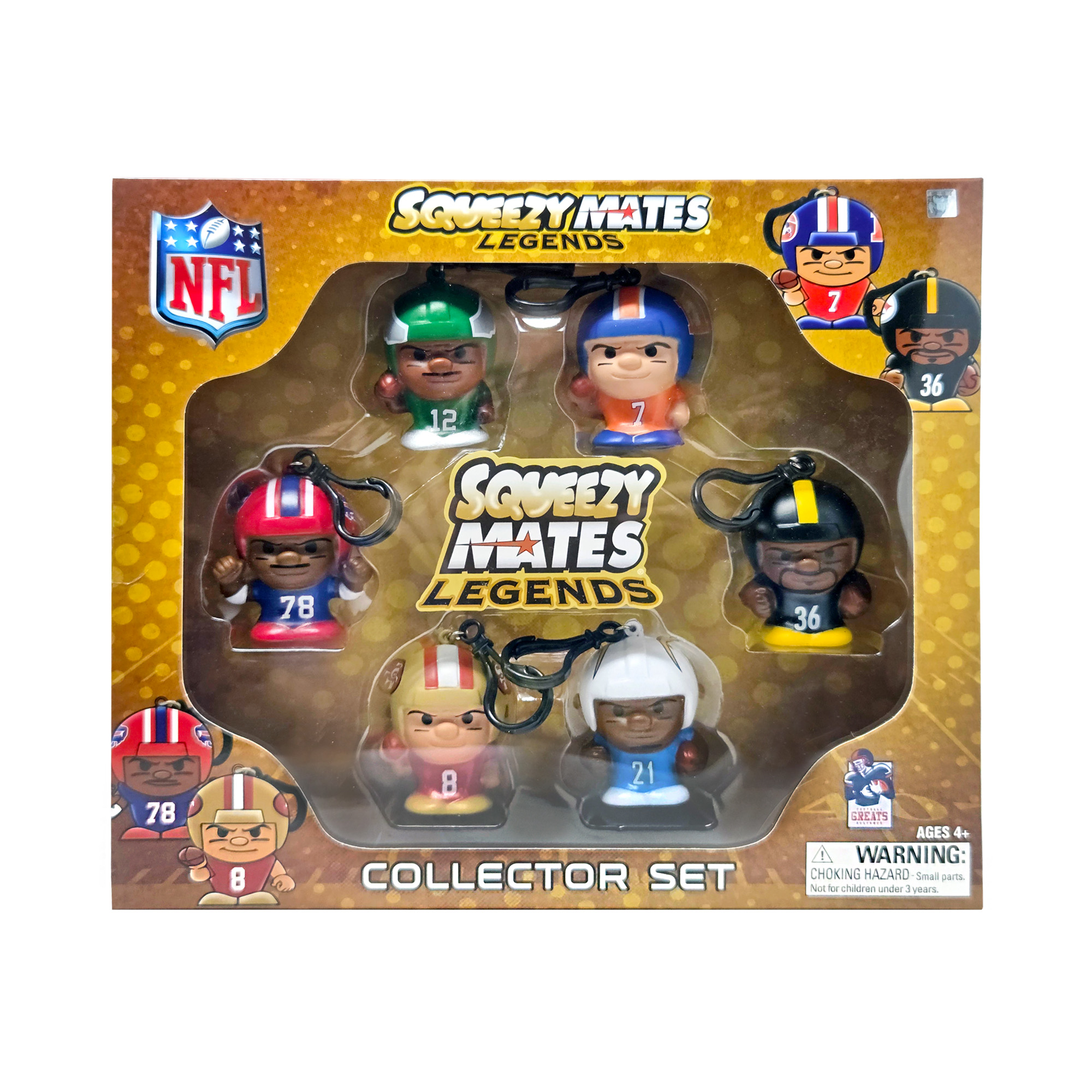 NFL SqueezyMates Legends 6-Figure Set 2027