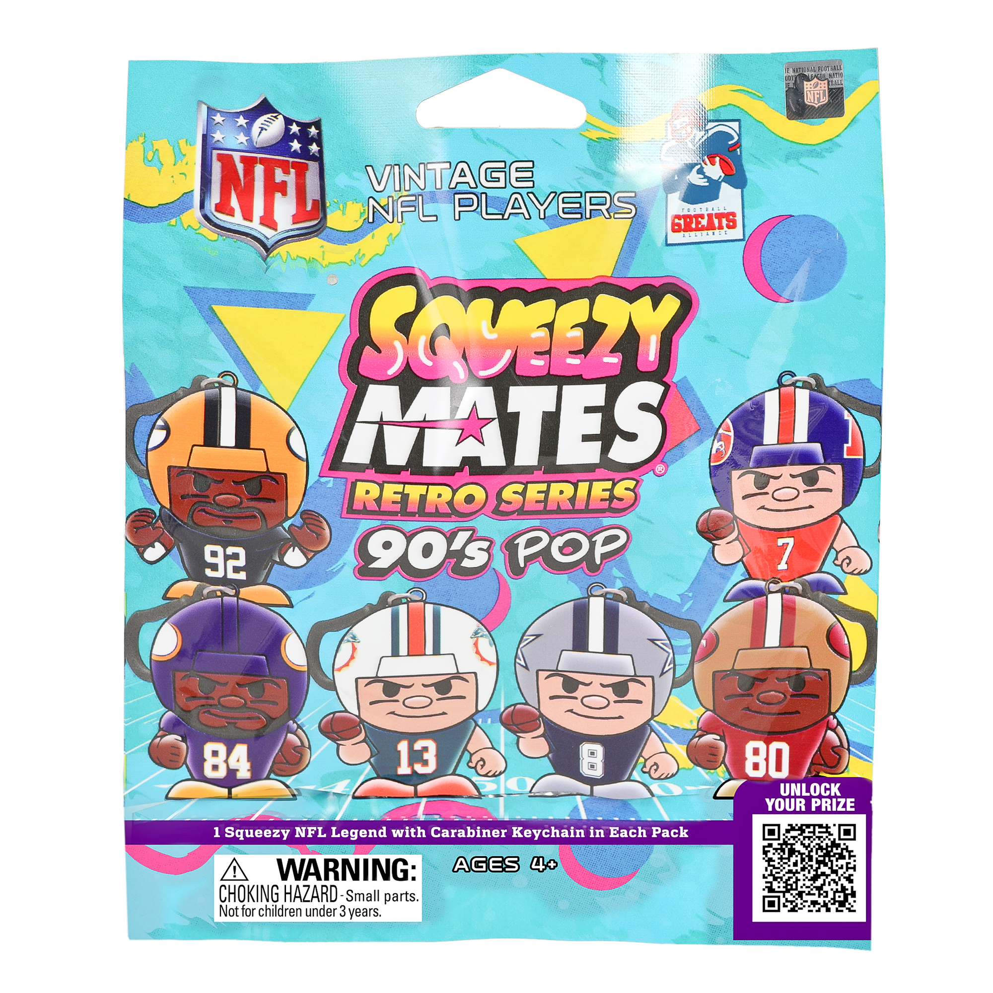 NFL Legends 90's Pop SqueezyMates blind pack