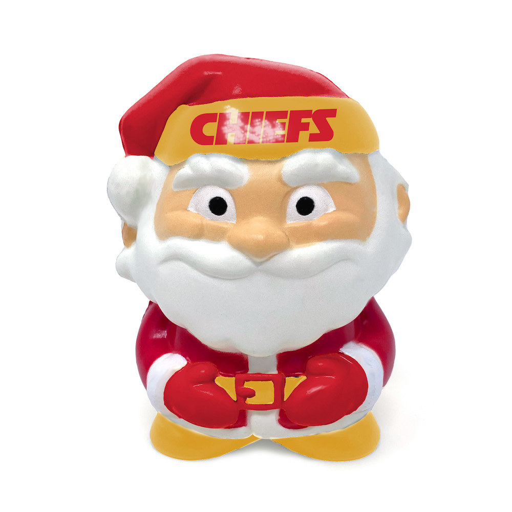 Kansas City Chiefs Santa Squeezy 12-Unit Display
