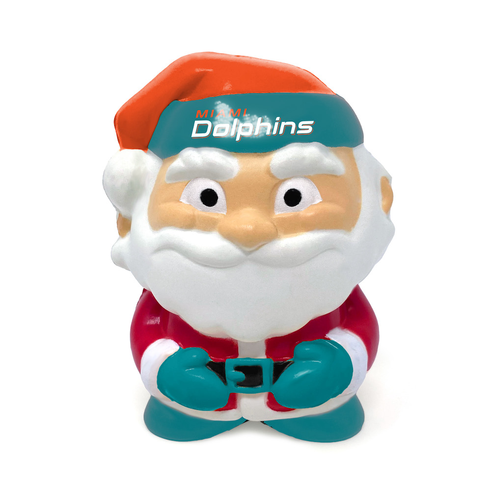 Miami Dolphins Santa Squeezy 12-Unit Display