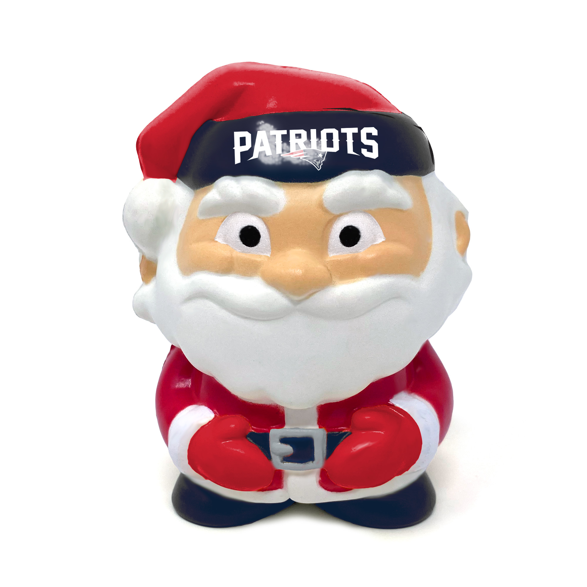 New England Patriots Santa Squeezy 12-Unit Display
