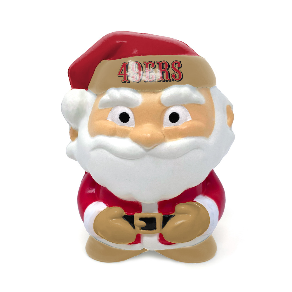 San Francisco 49ers Santa Squeezy 12-Unit Display