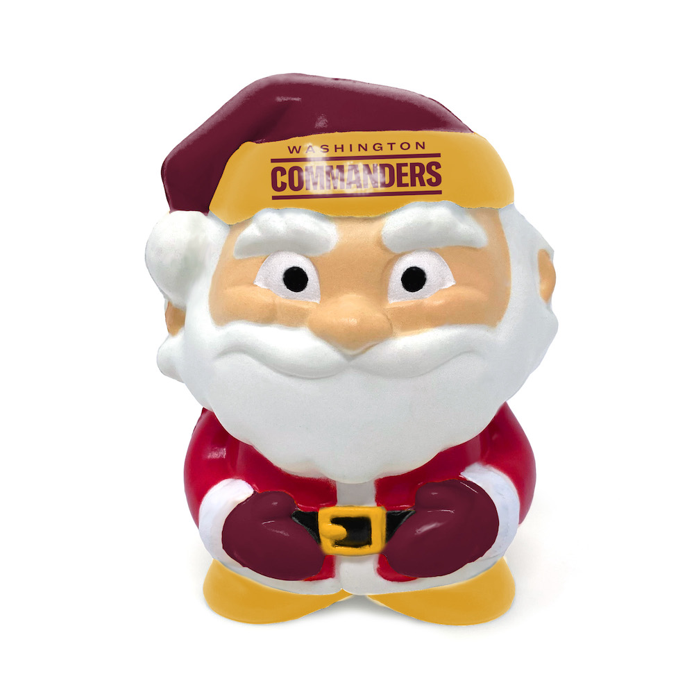 Washington Commanders Santa Squeezy 12-Unit Display