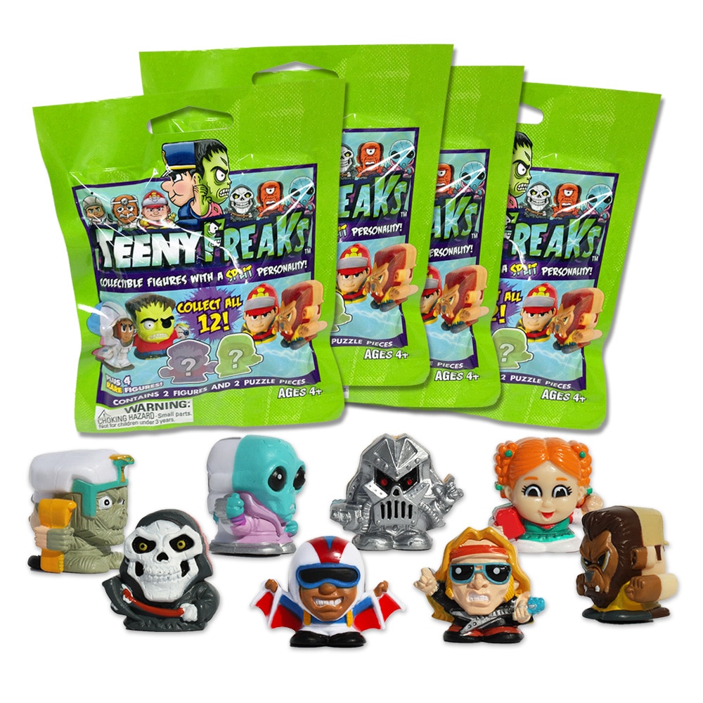 TeenyFreaks Series 1, 4 Blind Pack Bundle