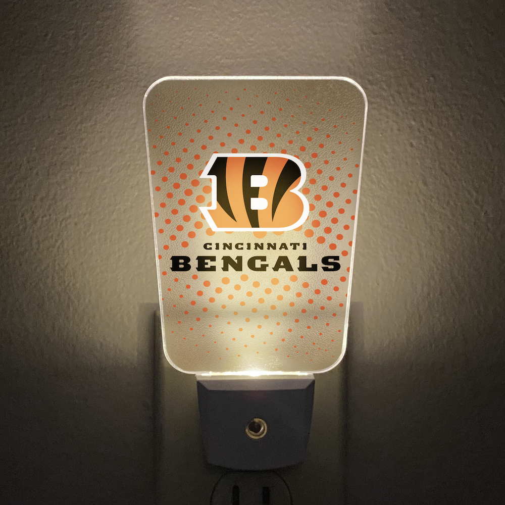 Cincinnati Bengals Team Frosted Night Light