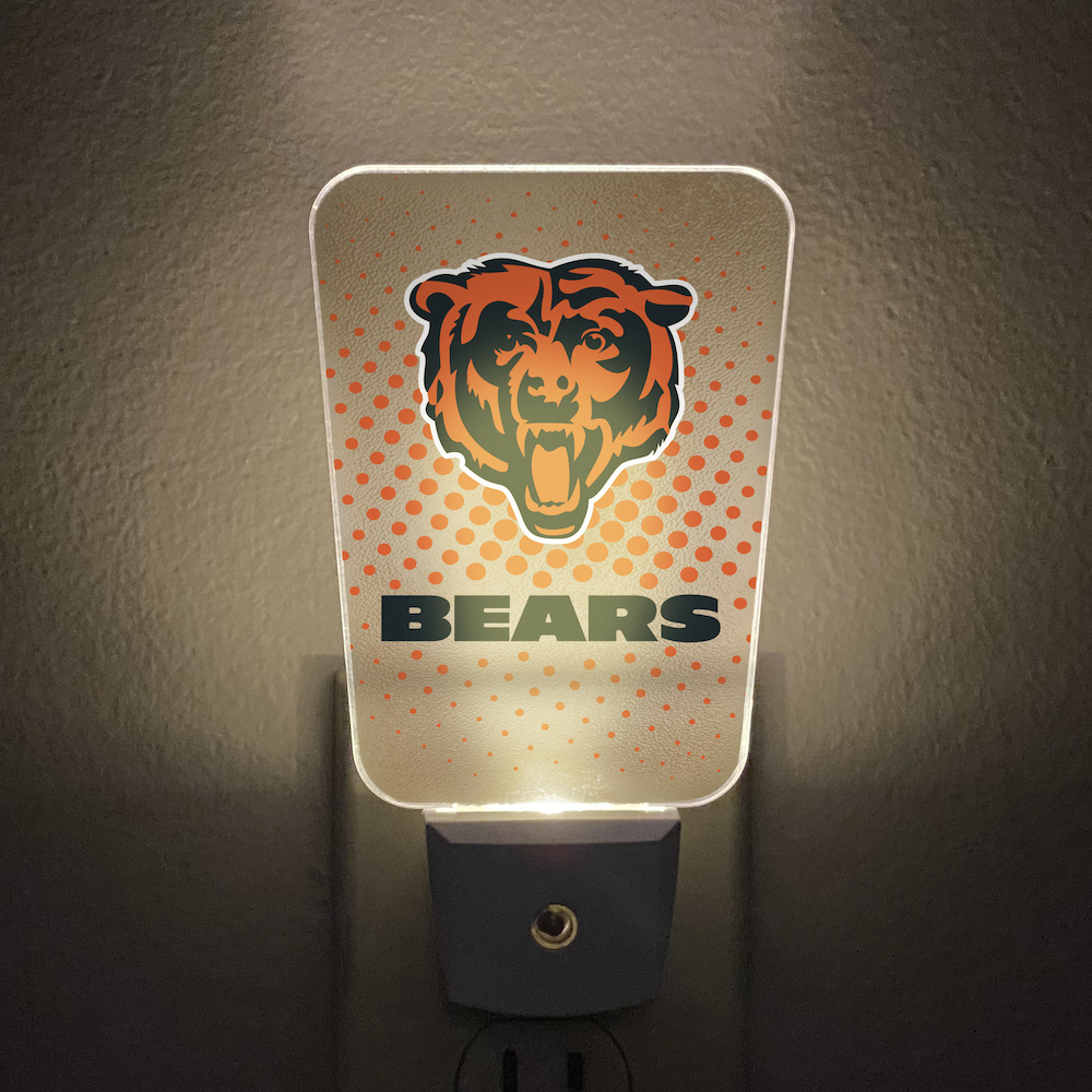 Chicago Bears Team Frosted Night Light
