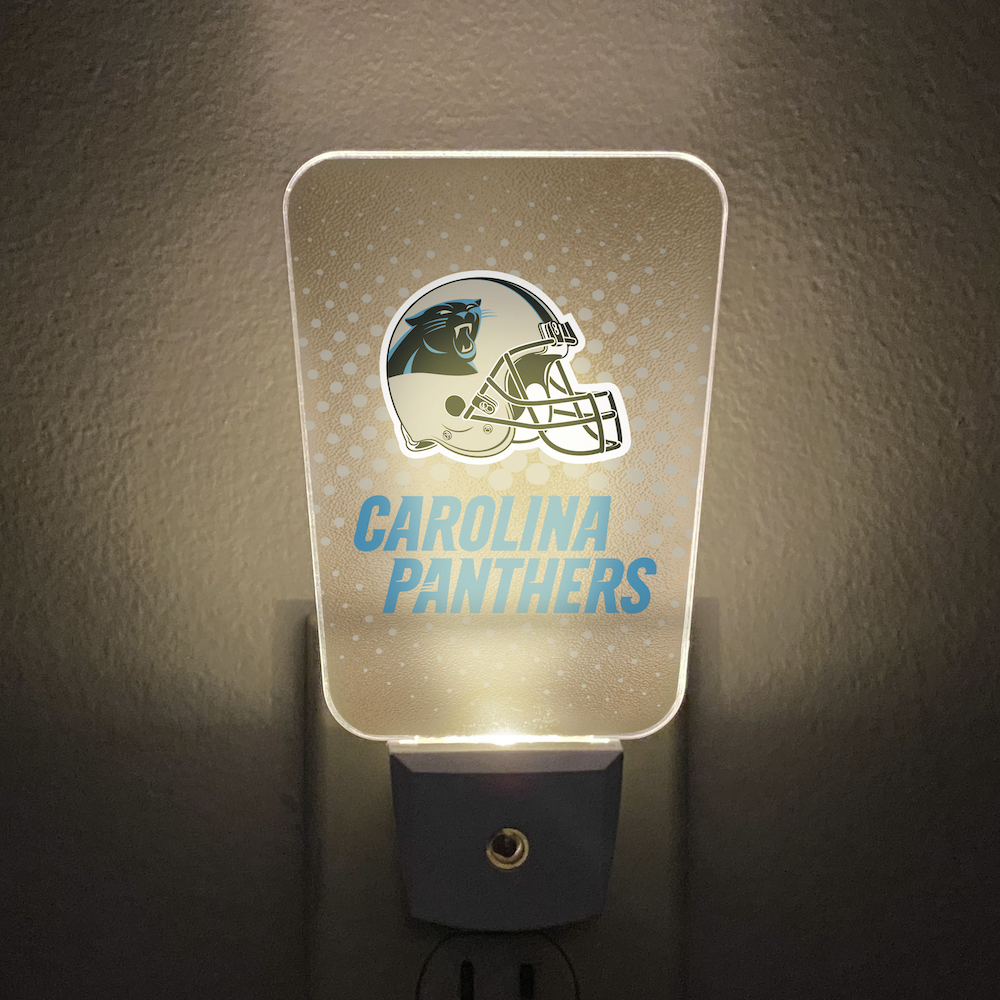 Carolina Panthers Team Frosted Night Light