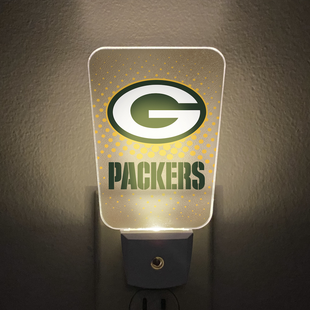 Green Bay Packers Team Frosted Night Light