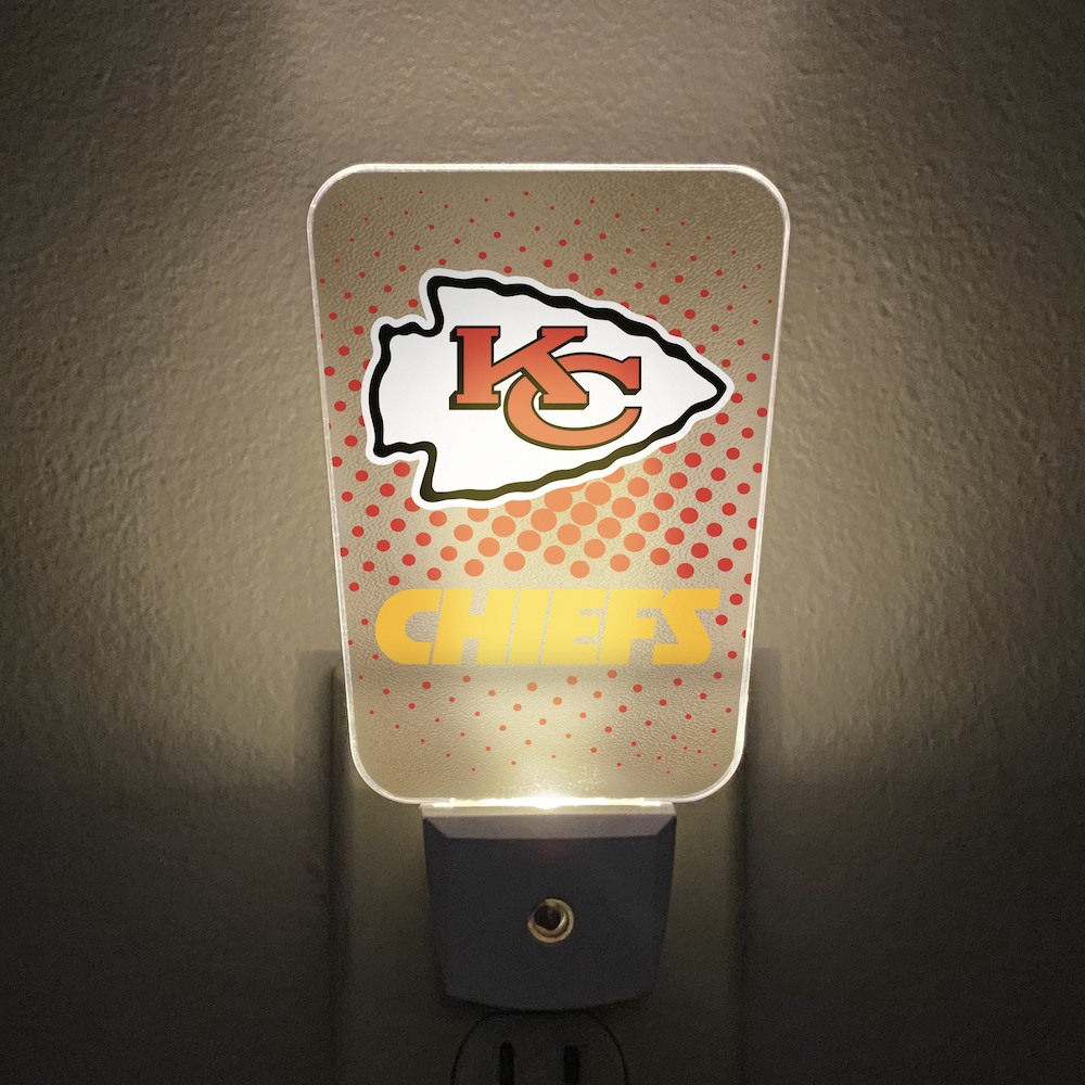 Kansas City Chiefs Team Frosted Night Light