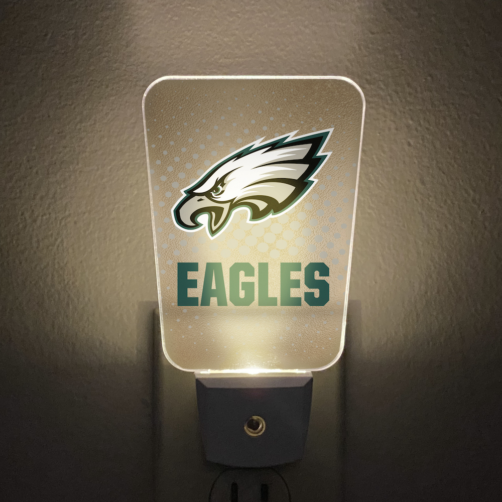 Philadelphia Eagles Team Frosted Night Light