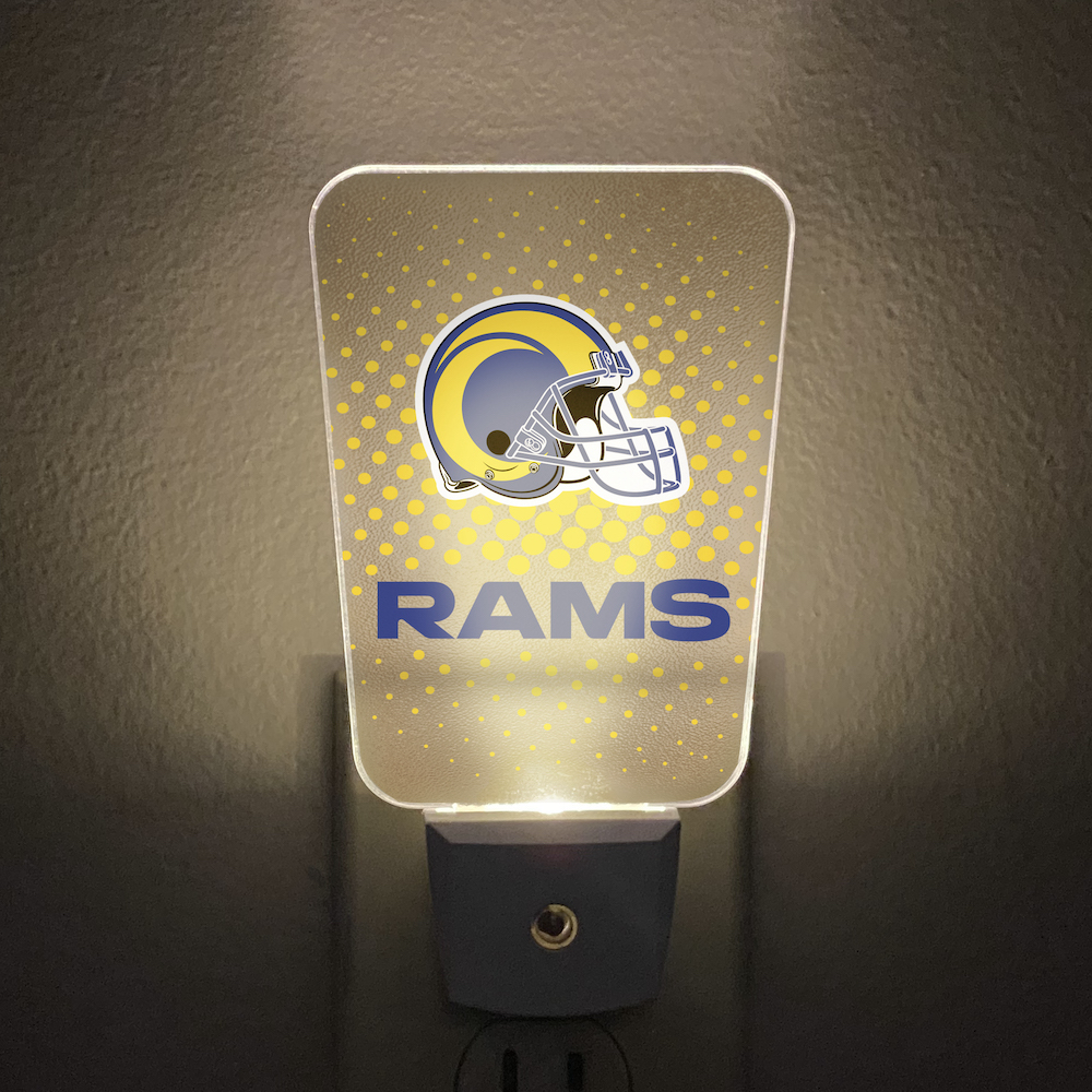 Los Angeles Rams Team Frosted Night Light