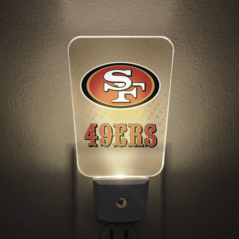 San Francisco 49ers Team Frosted Night Light