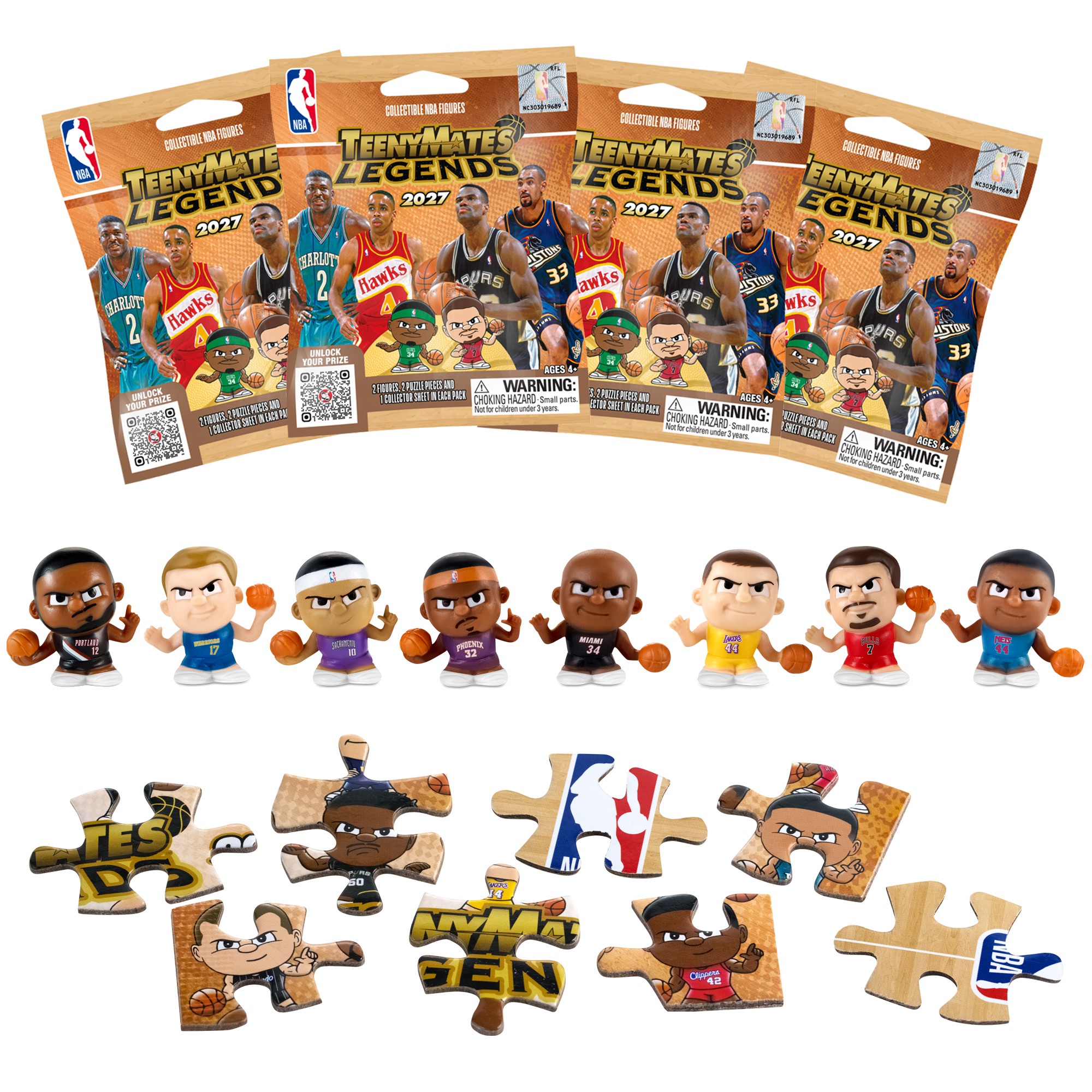 TeenyMates NBA Legends Series 2027 Foil Bag | Party Animal