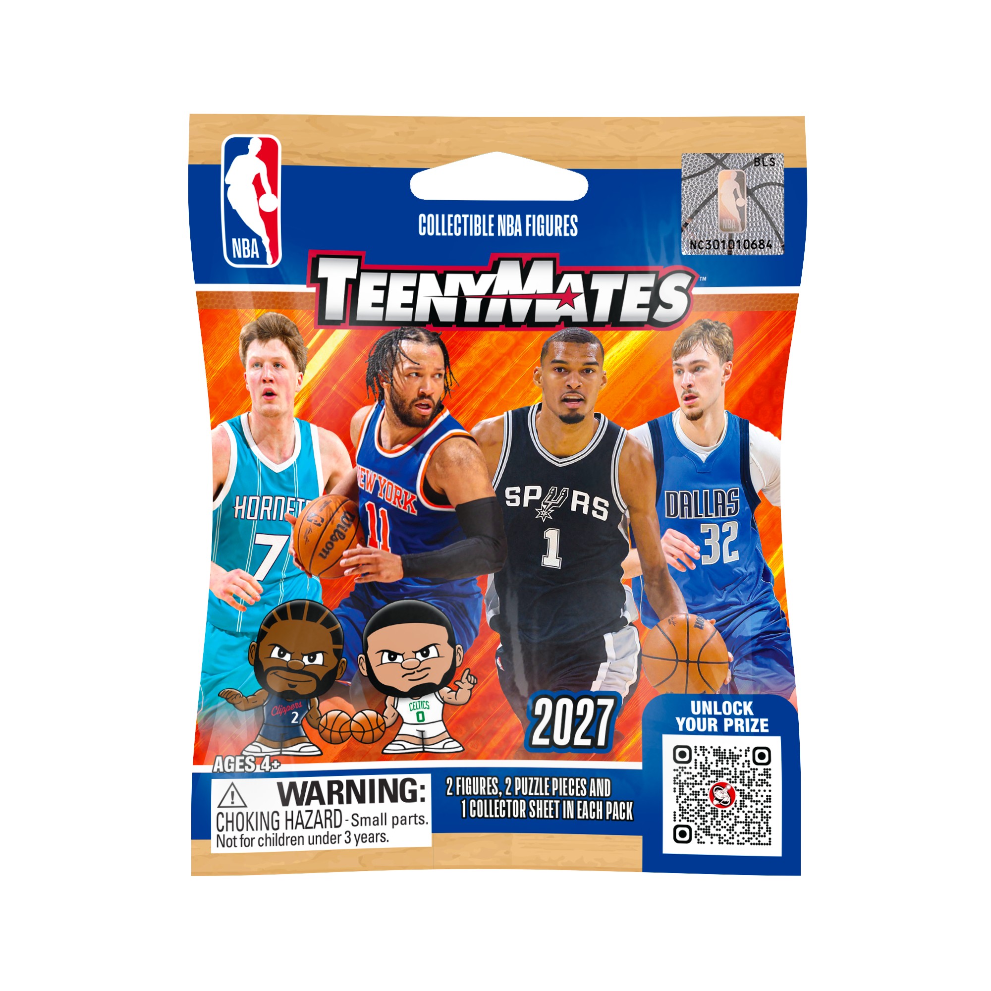 TeenyMates NBA Foil Bag Pack Series 12 | Party Animal