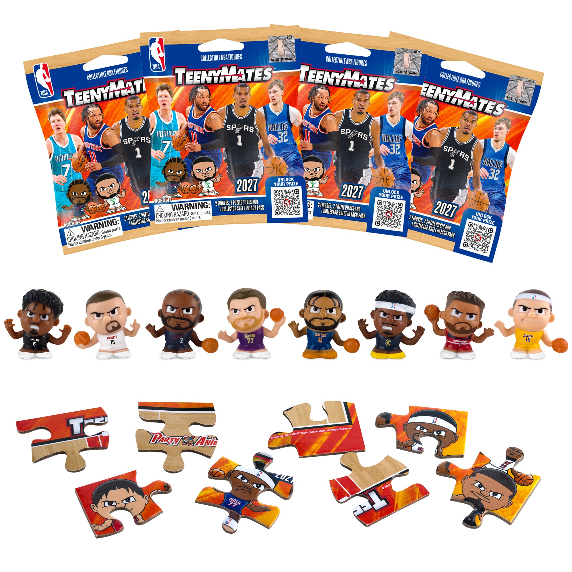 TeenyMates NBA Foil Bag Pack Series 12 | Party Animal