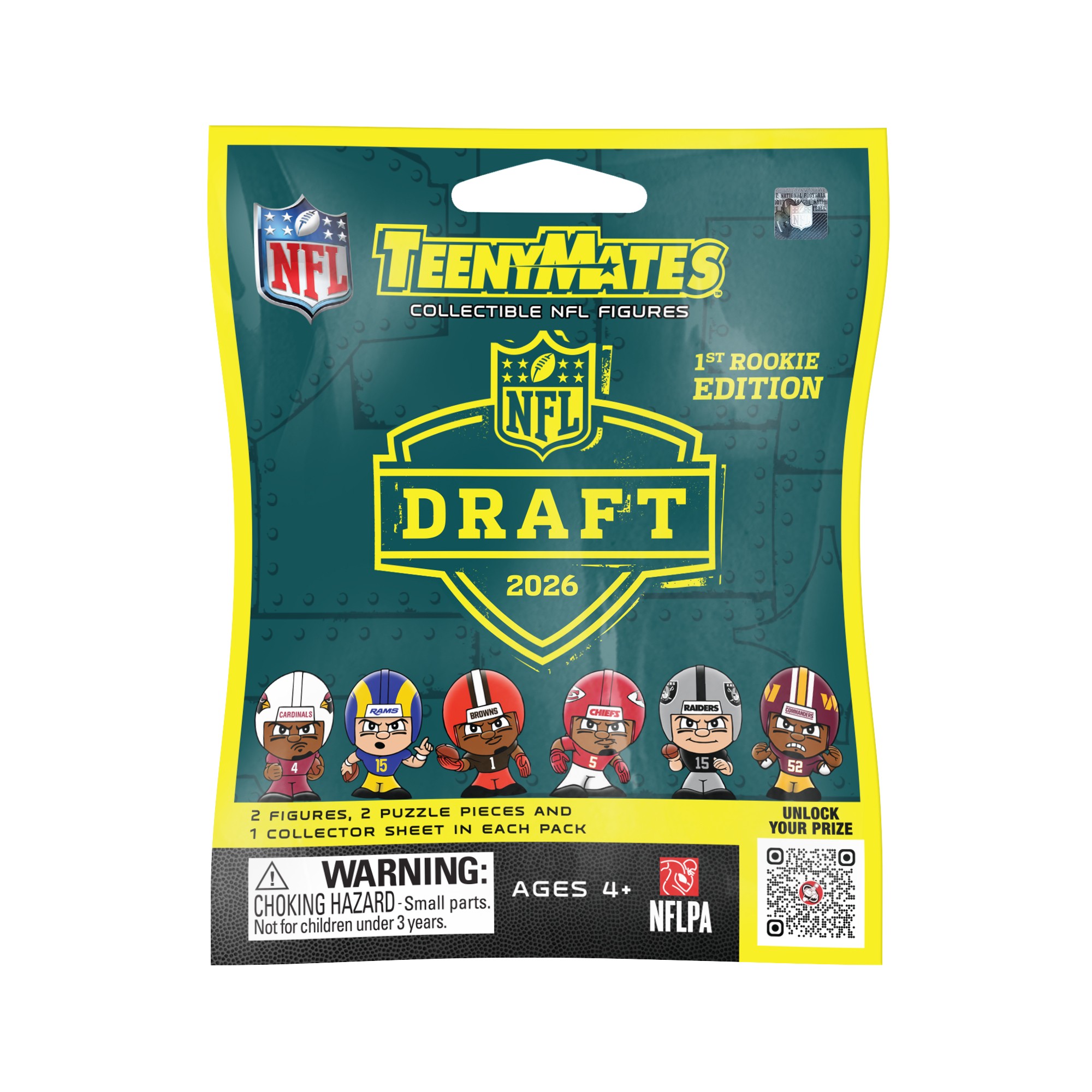 TeenyMates NFL Rookies 2027 Foil Bag | Party Animal