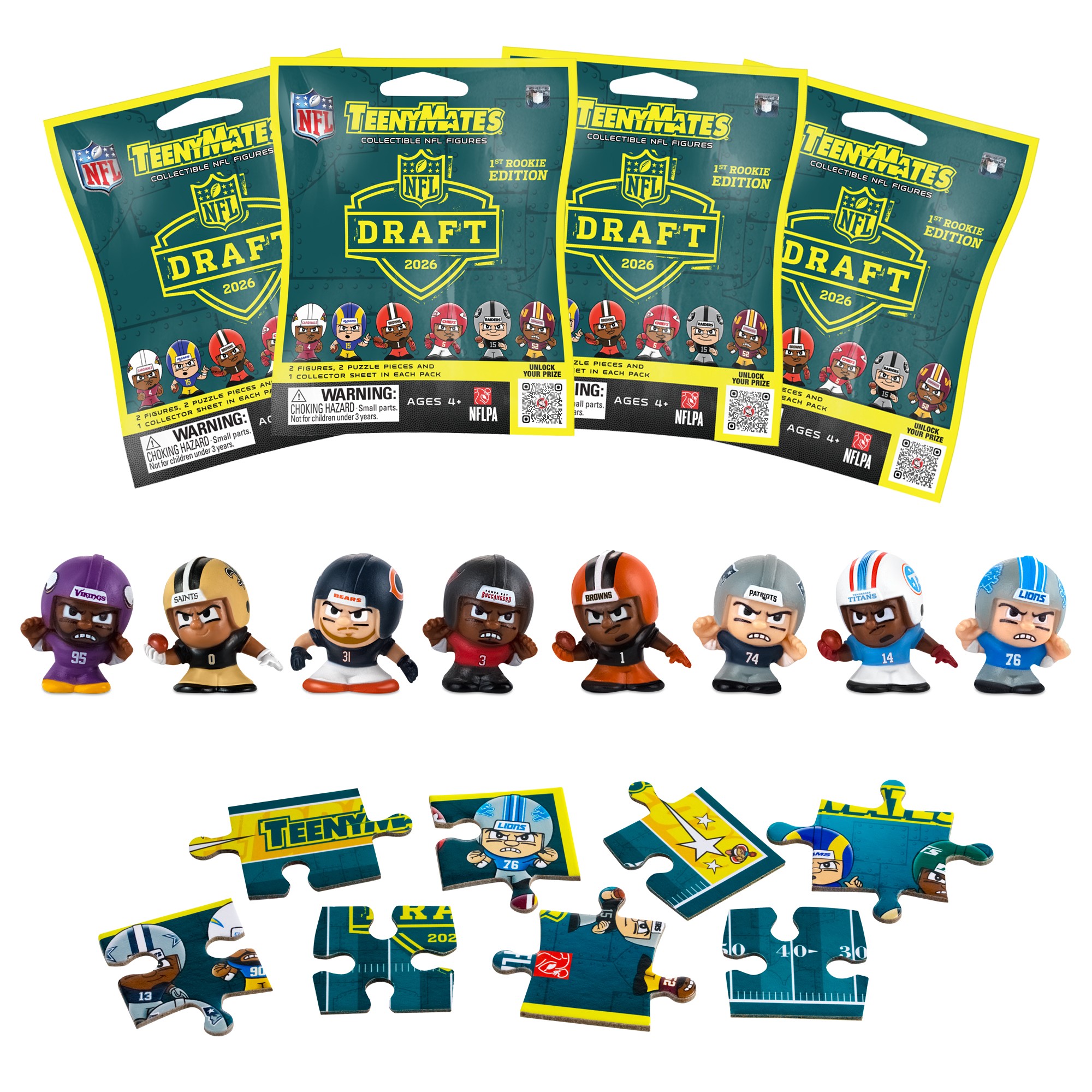 TeenyMates NFL Rookies 2027 Foil Bag | Party Animal