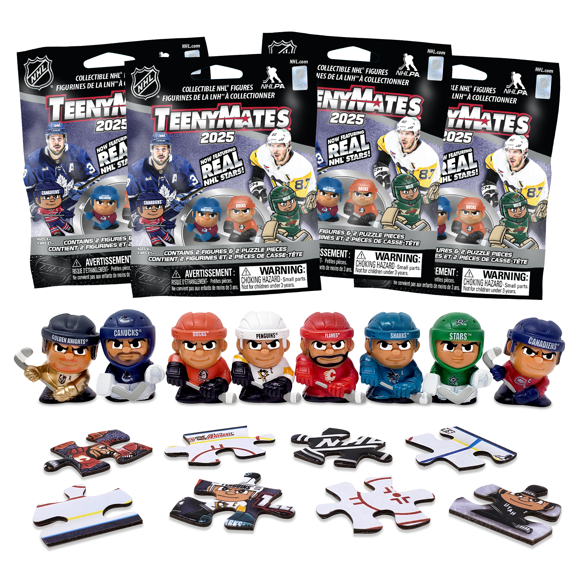 TeenyMates NHL Series 11 Foil Bag Pack 4 Pack