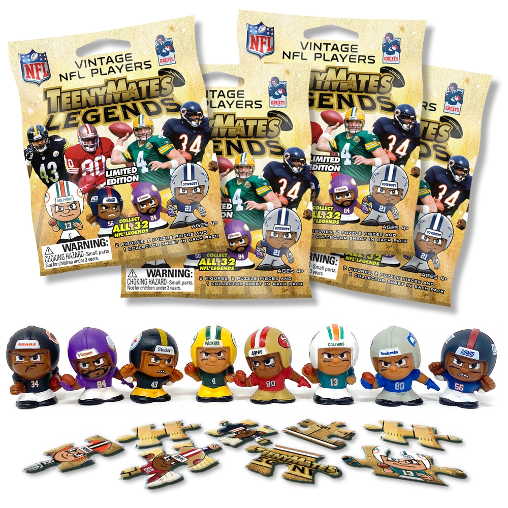 TeenyMates Legends NFL 4-Pack Bundle