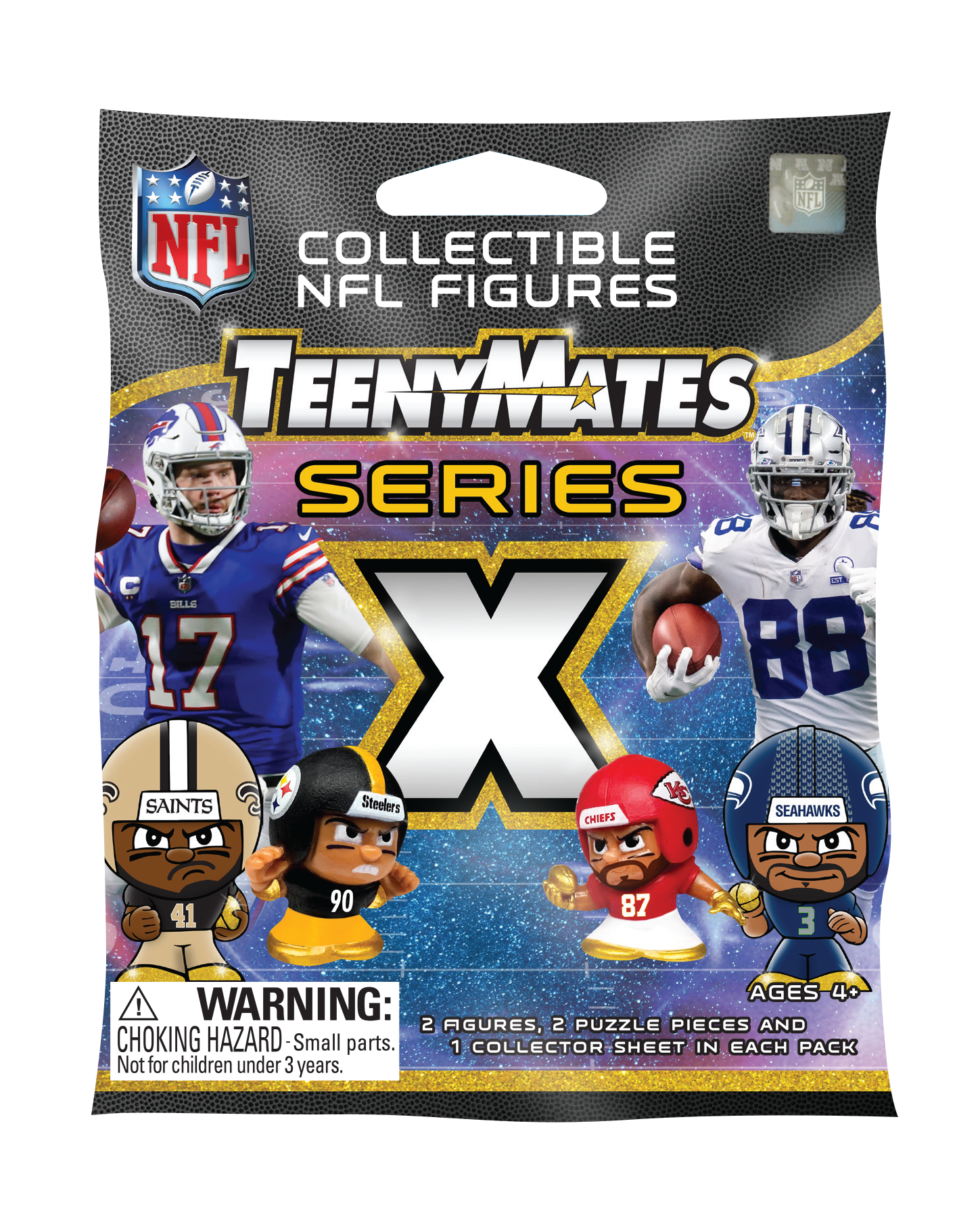 TeenyMates NFL Series 10 - 24ct Poly Bags