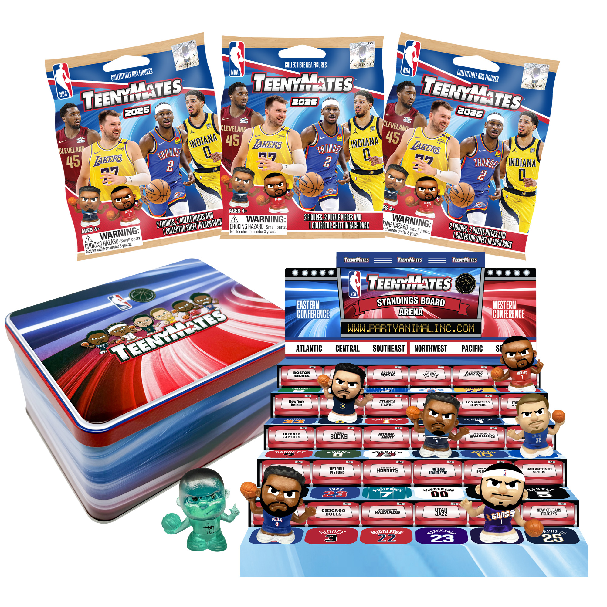 TeenyMates NBA Collector Tin Series 2027