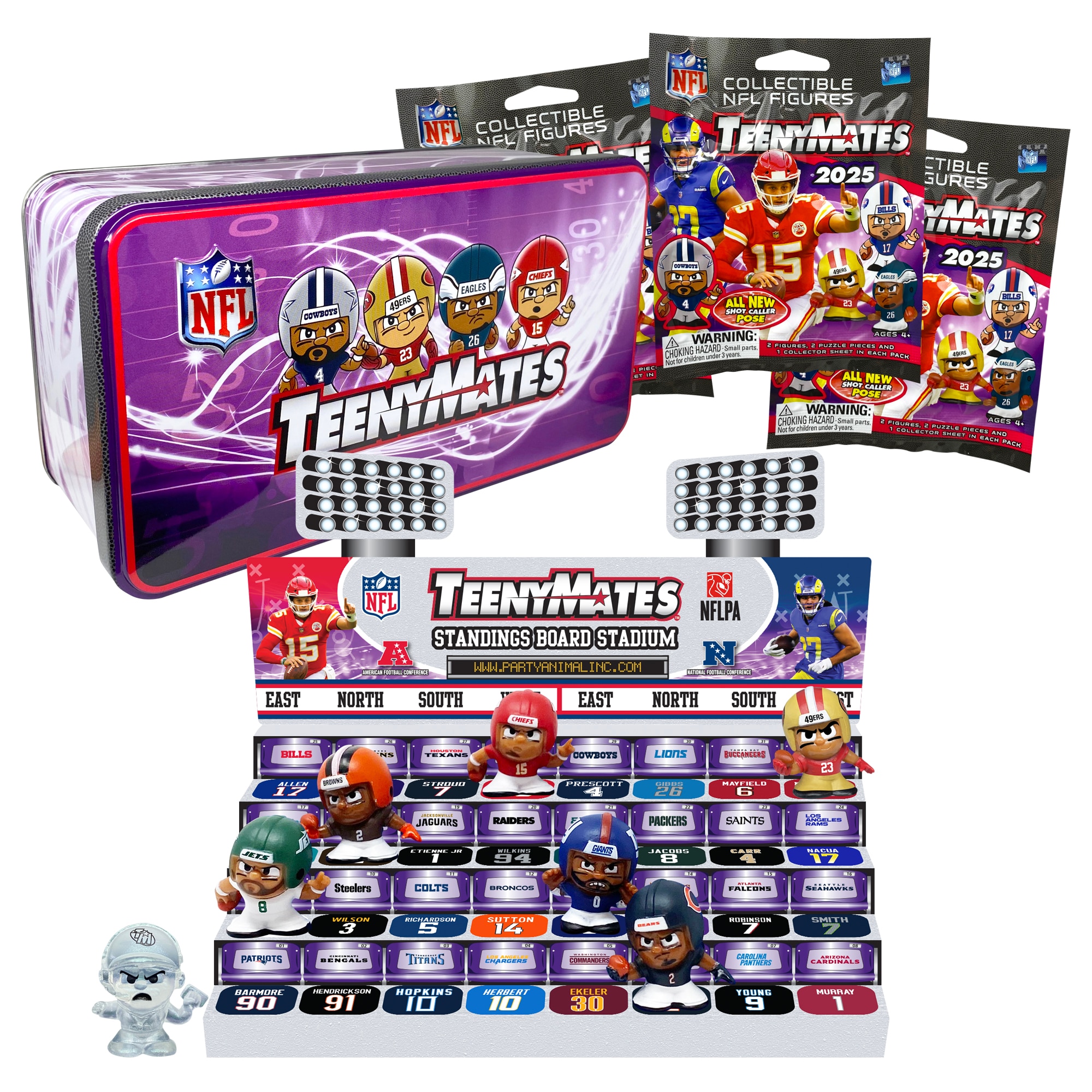 TeenyMates NFL Collector Tin Series 2025