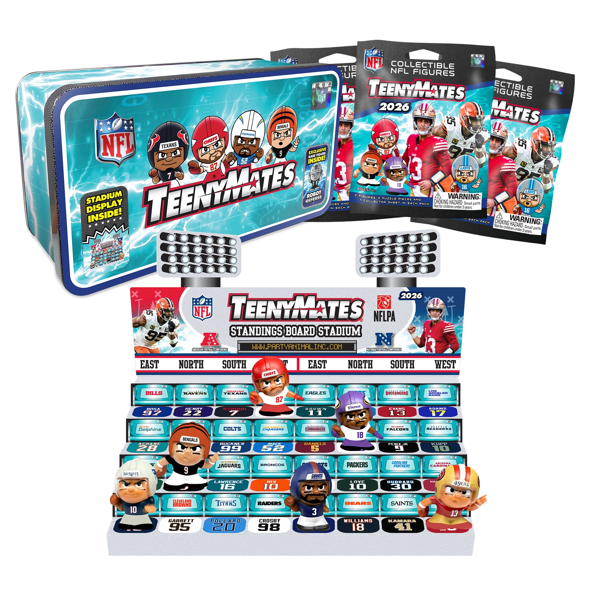 TeenyMates NFL Collector Tin Series 2026