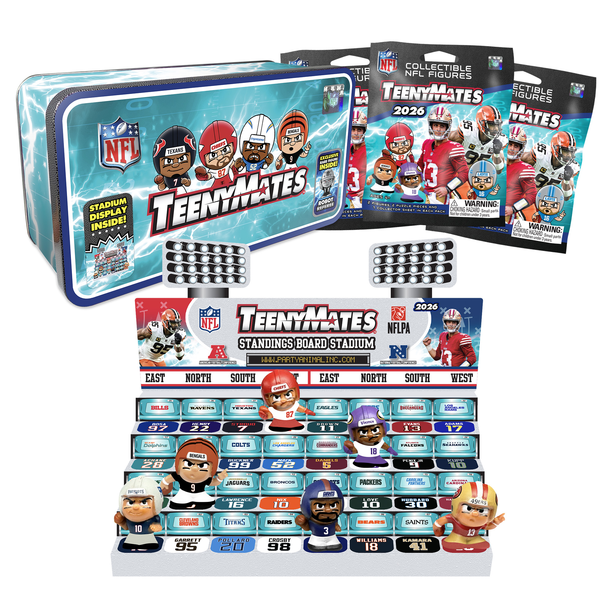 TeenyMates NFL Collector Tin Series 2027