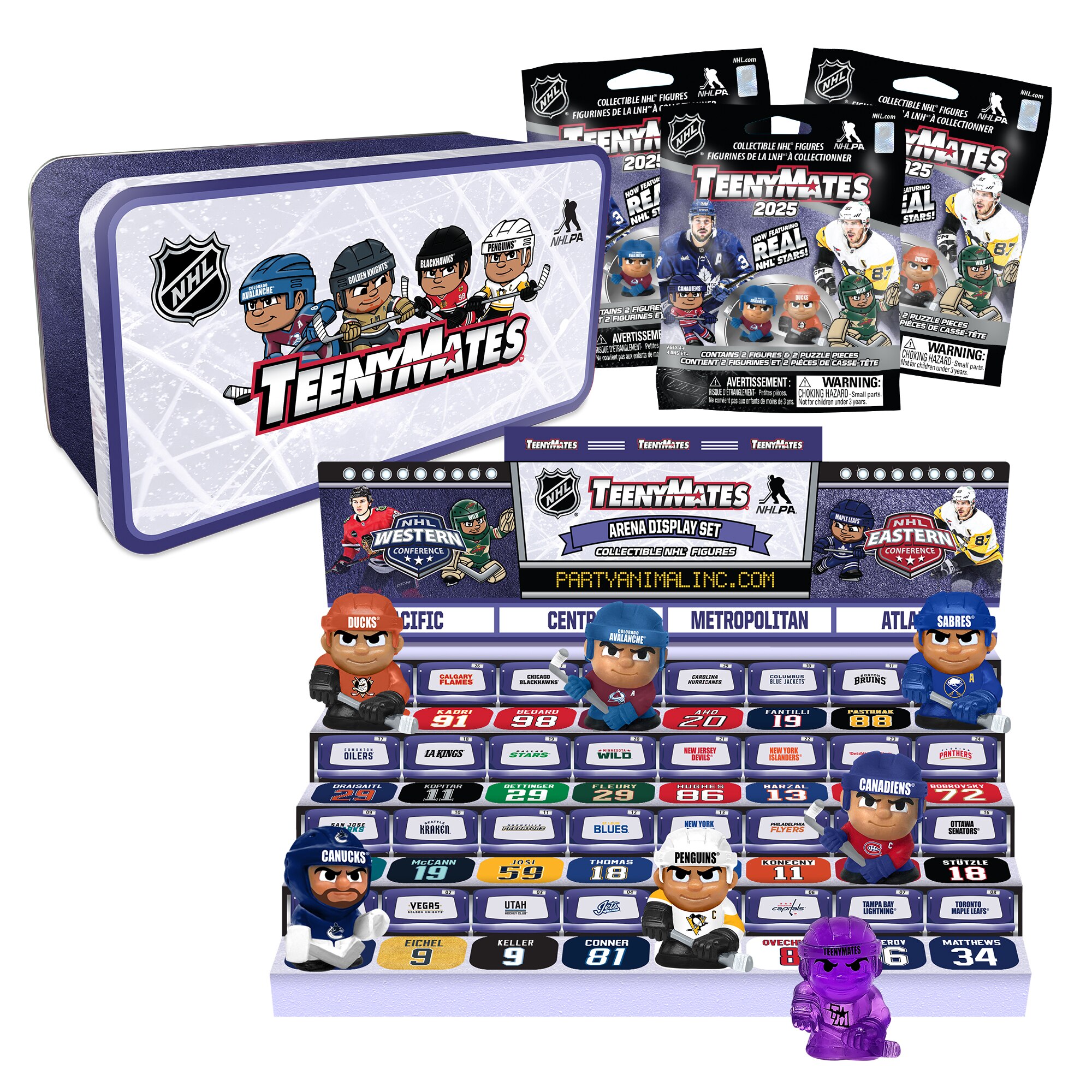 TeenyMates NHL Collector Tin Series 2025