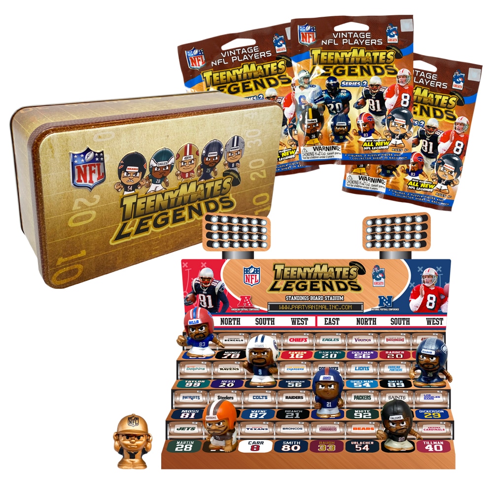 TeenyMates NFL Legends Collector Tin Series 2