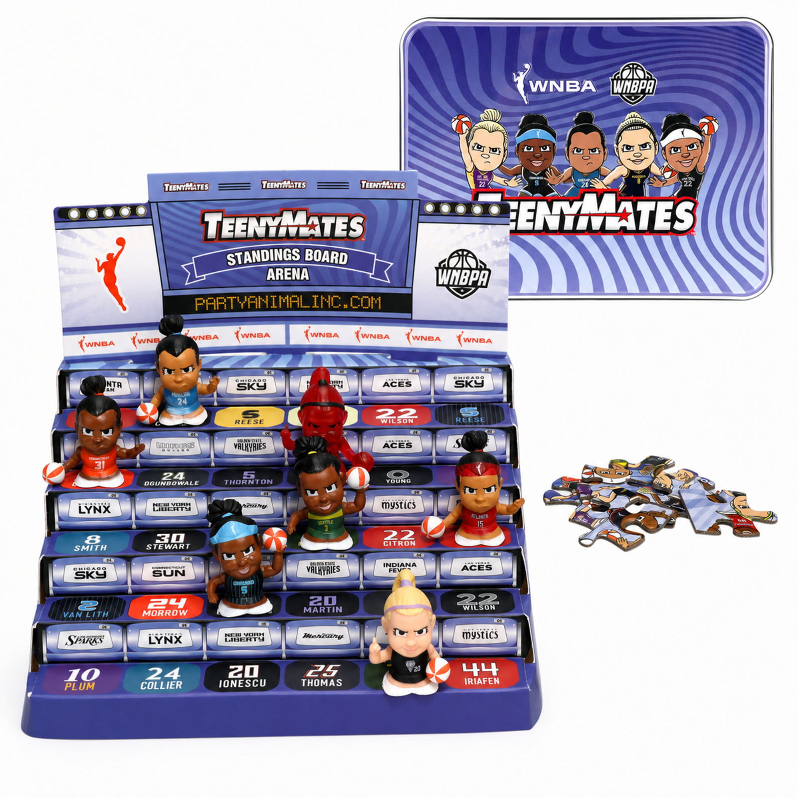 TeenyMates WNBA Collector Tin Series 2026