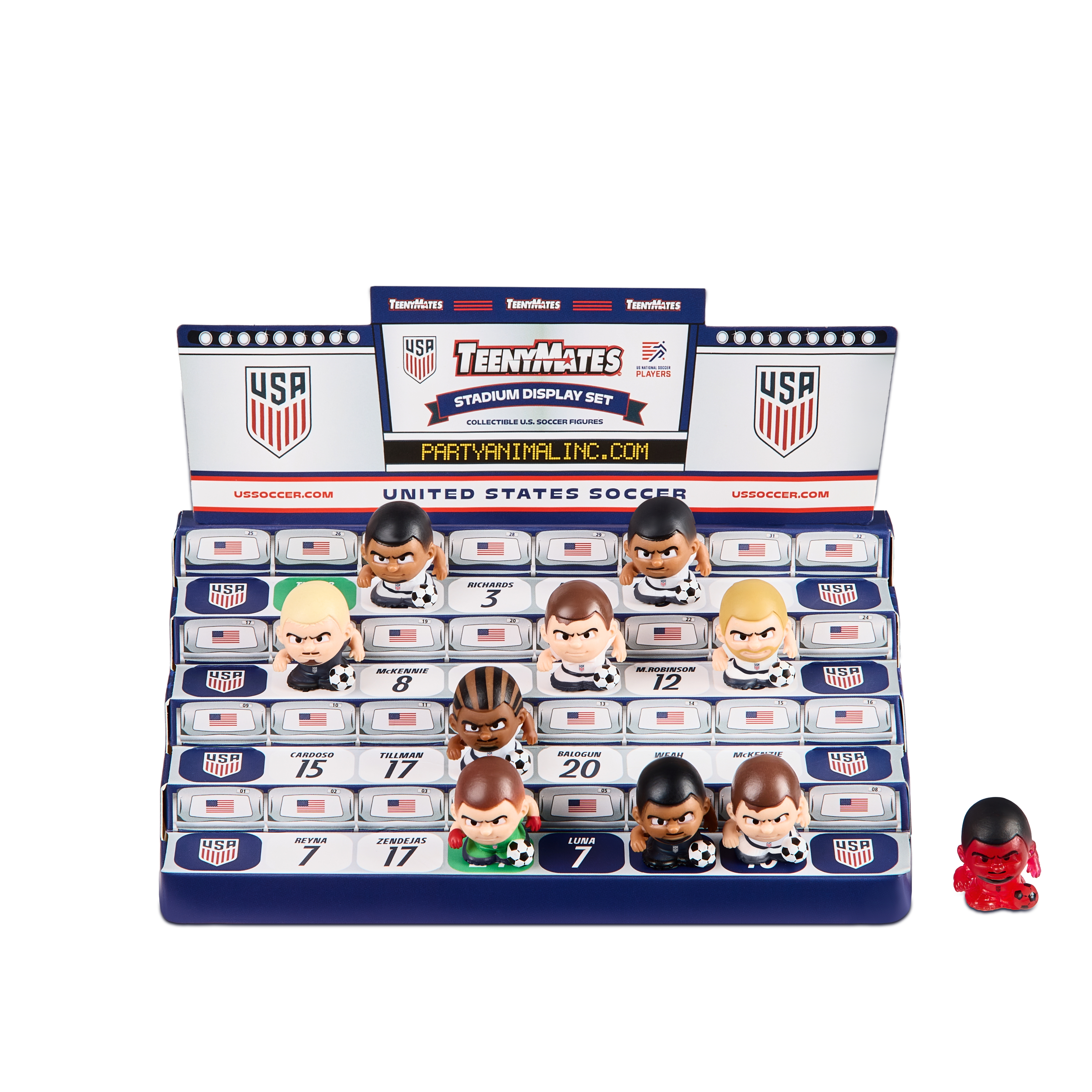 TeenyMates USA Mens Soccer Collector Tin Series 1