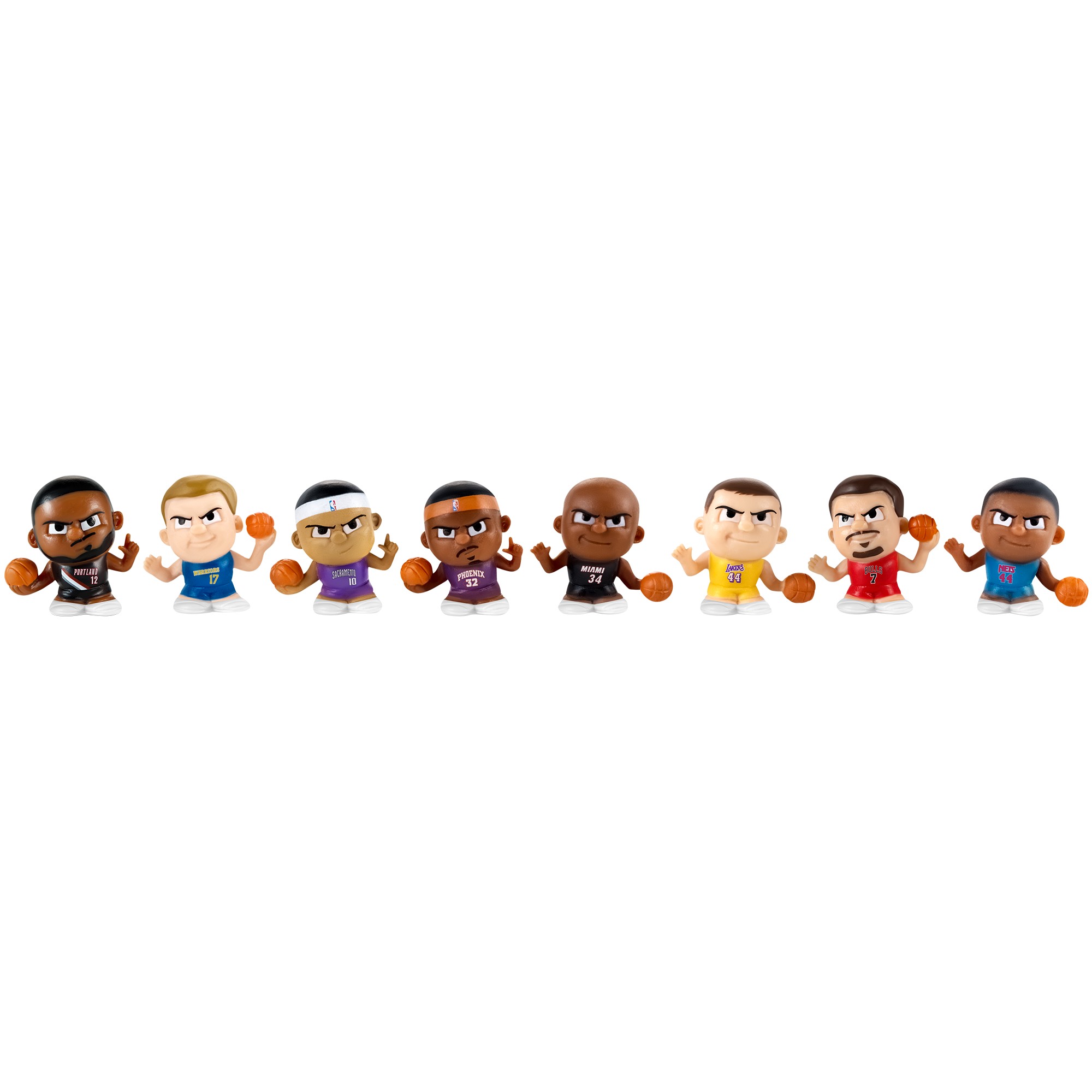 NBA Legends TeenyMates 2027 Gravity Feed Display 32ct | Party Animal
