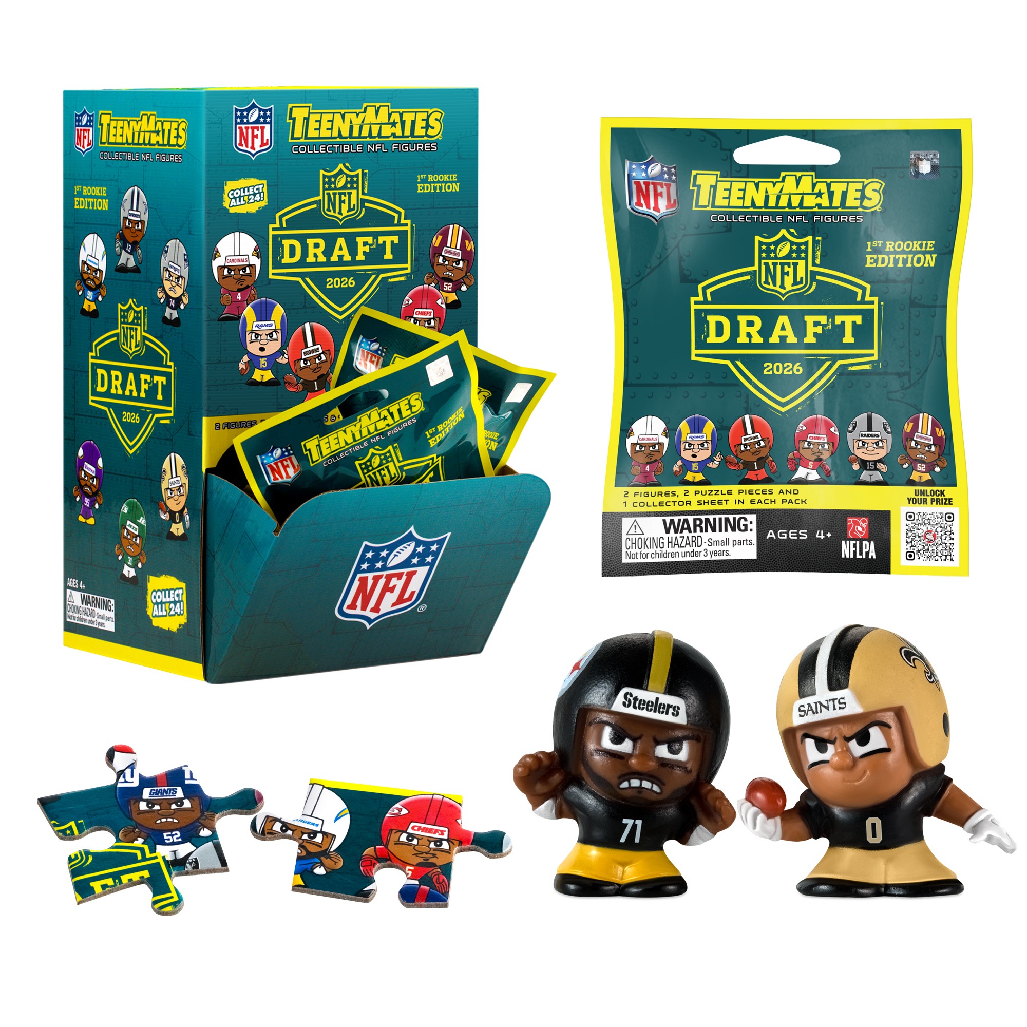 TeenyMates NFL Rookies 2027 Foil Bag | Party Animal