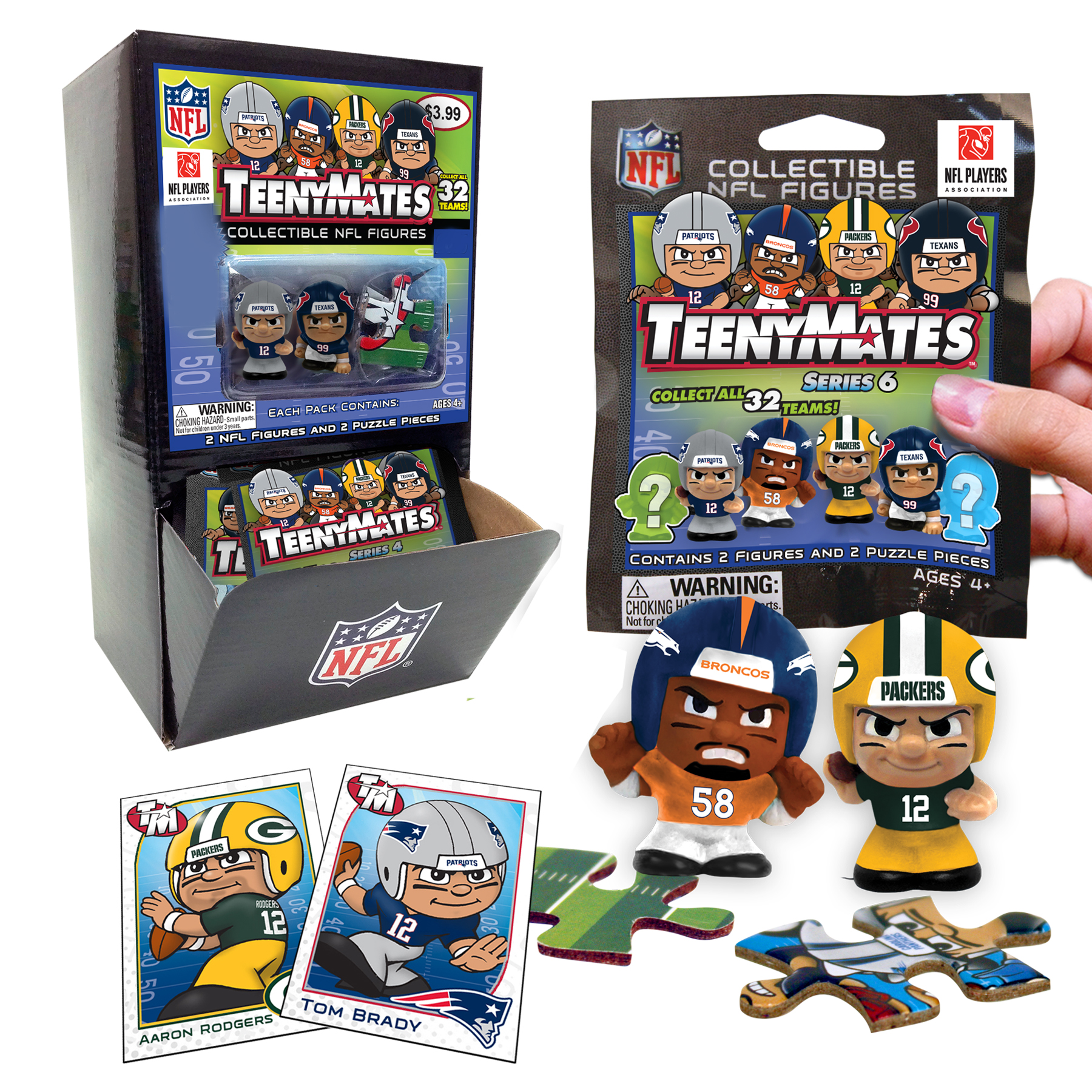 TeenyMates NFL Series 6 Gravity Feed