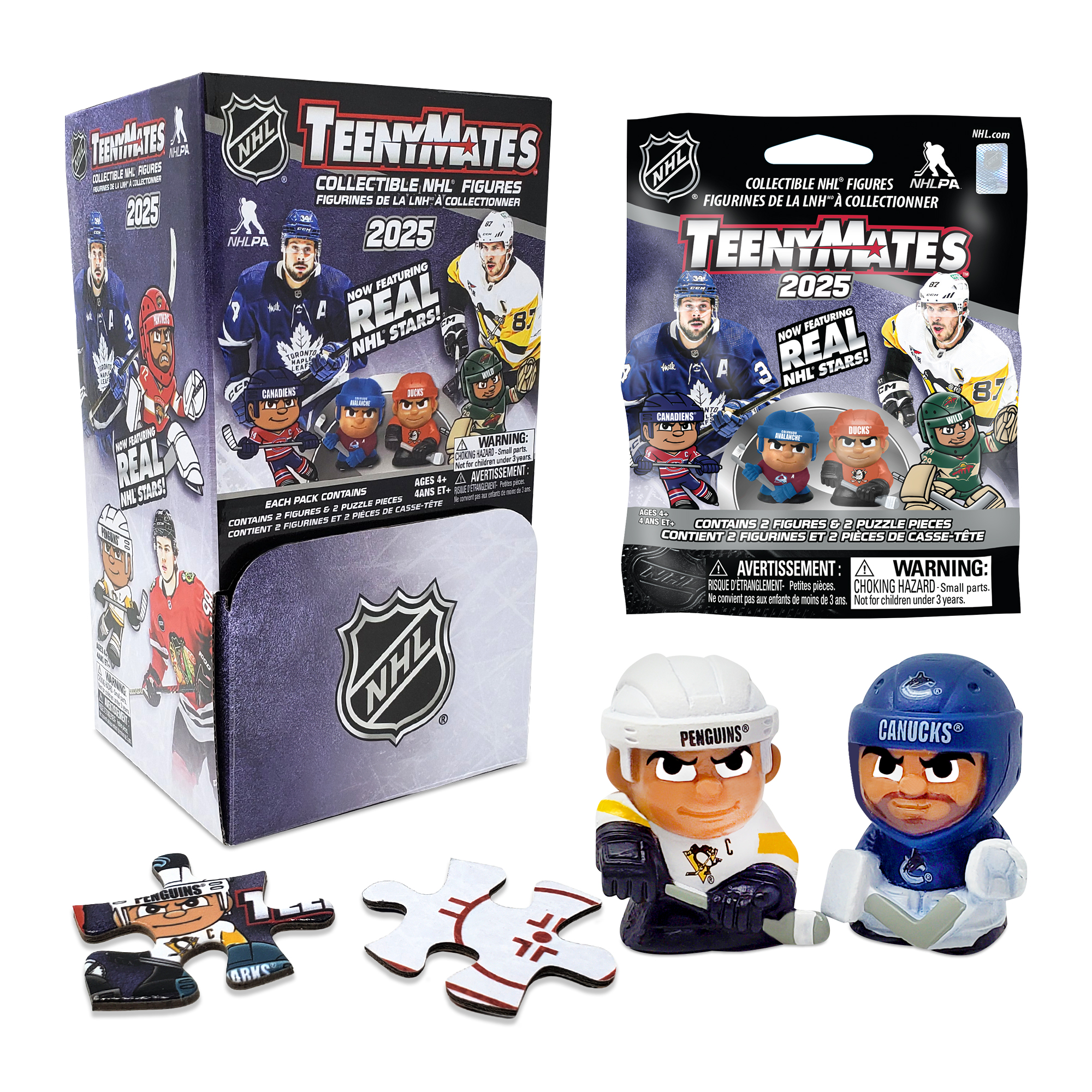 TeenyMates NHL Series 2025 4-Pack Bundle