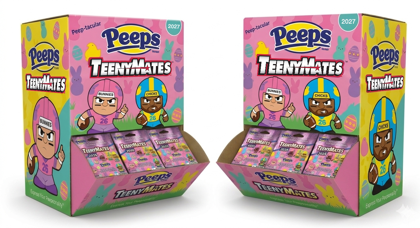 Peeps TeenyMates Gravity Feed Display 2027 - 24ct