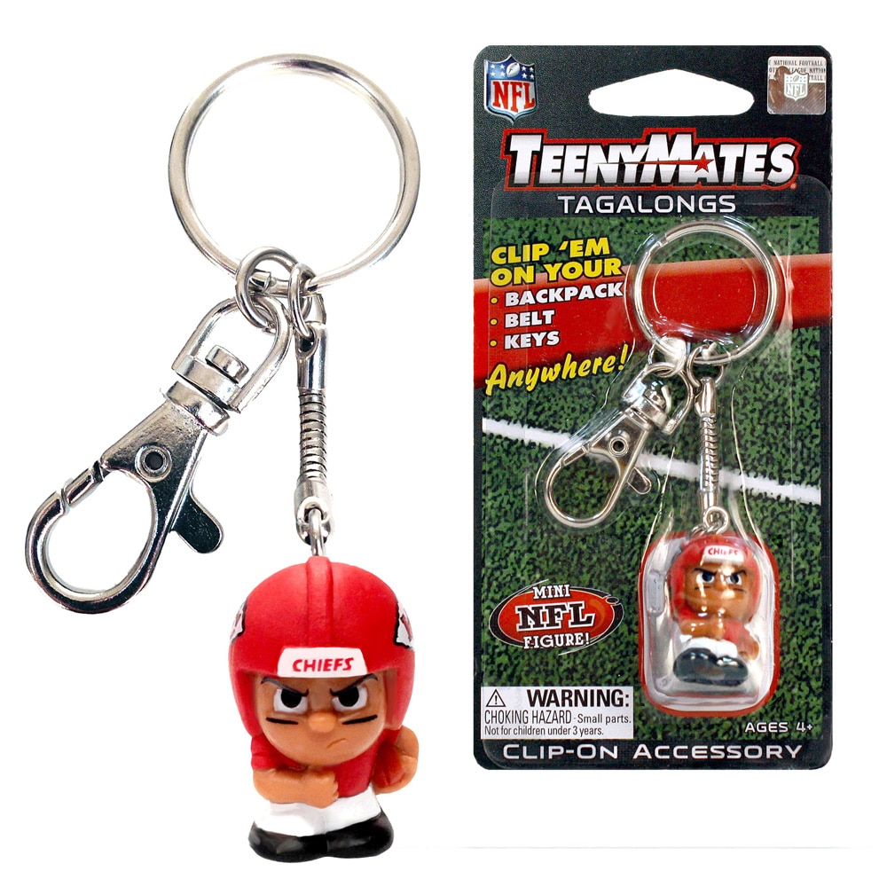 Kansas City Chiefs TeenyMates Tagalongs Keychain