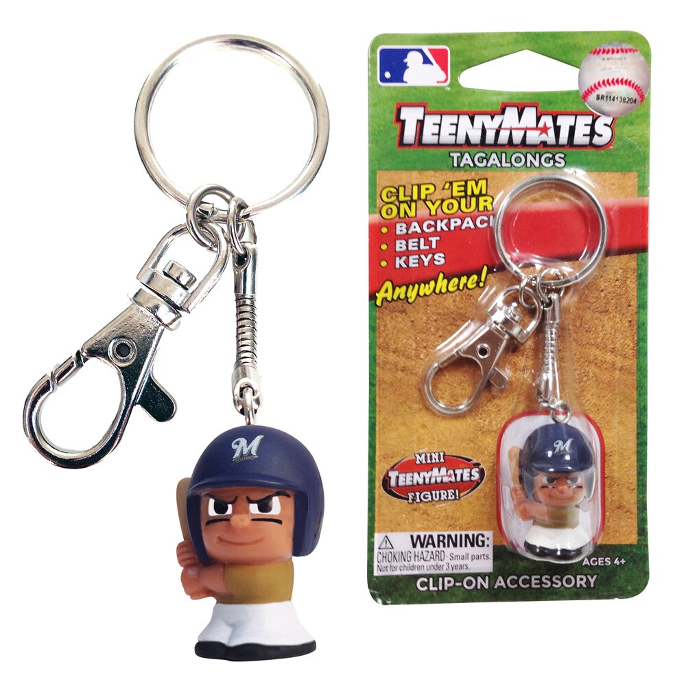 Milwaukee Brewers TeenyMates Tagalongs Keychain