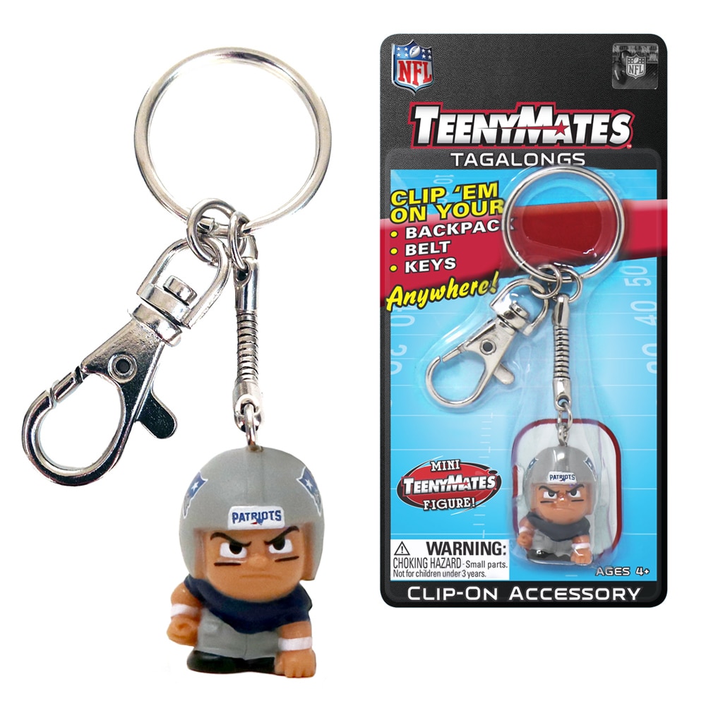 New England Patriots TeenyMates Tagalongs Keychain